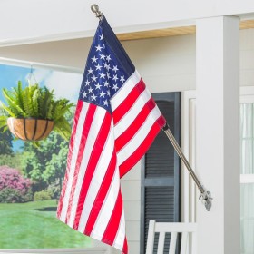  Ulkotilojen lipputarvikkeet | Plow & Hearth -jatkettava metallinen talon lipputanko
