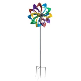  Ulkotilojen tuulihyrrät | Plow & Hearth 75" LED-aurinkokäyttöinen kukkatuulihyrrä