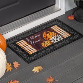  Matot ja kynnysmatot Kynnysmatot | Plow & Hearth Boho Brown Pumpkins Sassafras Switch -matto