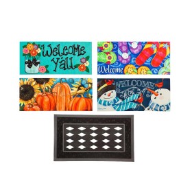  Matot ja kynnysmatot Kynnysmatot | Plow & Hearth Bold And Bright Four Season Sassafras -mattosetti