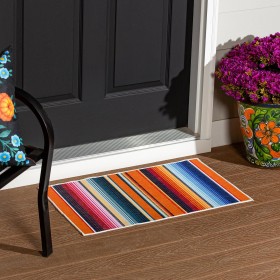  Matot ja kynnysmatot Pestävät matot | Plow & Hearth Mariposa Melody pestävä koristematto, 61 cm x 91 cm