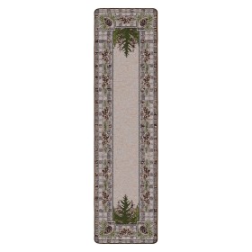  Tapis et paillassons | Tapis à carreaux Pine Cone Valley de Plow & Hearth, 5,5 cm x 19 cm