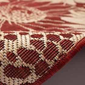  Tapis et paillassons | Tapis d'intérieur/extérieur Plow & Hearth à motif tournesol, rond, 18 cm