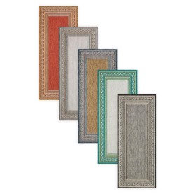  Tapis et paillassons | Tapis d'intérieur/extérieur Plow & Hearth en polypropylène avec bordure La Grange, 10,2 x 14,7 cm