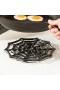 Untersetzer und Löffelablagen für Küche und Unterhaltung | Plow & Hearth Untersetzer aus Metall mit Spinnennetz, 21 cm lang