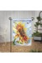 Gartenflaggen für den Außenbereich | Plow & Hearth New Morning Sunflower Lustre Gartenflagge