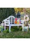  Outdoor Living Outdoor-Kissen | Plow & Hearth Indoor/Outdoor Pastel Posies Haken-Dekokissen aus Polypropylen