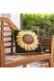  Outdoor Living Outdoor-Kissen | Plow & Hearth Indoor/Outdoor Sonnenblumenfelder handgeknüpftes Polypropylen-Kissen