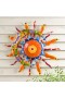  Outdoor Living Outdoor-Wandkunst | Plow & Hearth Talavera Sonne und Mond bemalte Metall-Wandkunst