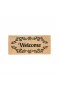  Teppiche und Fußmatten, austauschbare Matten, Plow & Hearth Welcome Scroll Sassafras Switch Mat