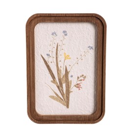  Dekorative Akzente für den Innenbereich | Plow & Hearth Tischdekoration aus gepressten Blumen aus Holz und Papier, 25,4 cm hoch