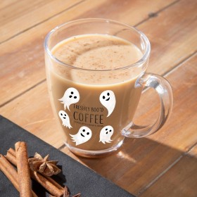  Kaffee- und Teetassen für Küche und Unterhaltung | Plow & Hearth 17oz Glaskaffeetasse mit Geschenkbox, frisch gebrühter Kaffee