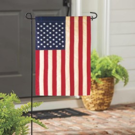  Gartenflaggen für draußen | Plow & Hearth Tee-gefärbte Americana Old Glory Gartenflagge