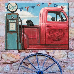  Outdoor Living Outdoor-Wandkunst | Plow & Hearth Take A Ride Indoor/Outdoor-Leinwandkunst