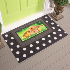  Teppiche & Fußmatten Fußmatten | Plow & Hearth Hase und Entchen Sassafras Switch Mat