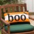 Outdoor Living Outdoor-Kissen | Plow & Hearth Indoor/Outdoor Halloween Boo Lendenkissen aus Baumwolle