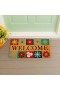  Χαλιά & Πατάκια Πατάκια | Plow & Hearth Big Bold Florals Welcome Tiles Coir Mat