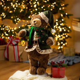  Διακοσμητικά στοιχεία εσωτερικού χώρου | Plow & Hearth 26" LED χορευτικό μαύρο αρκουδάκι με μουσική