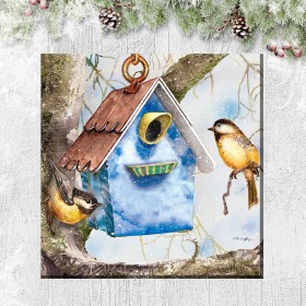  Τέχνη Τοίχου Εξωτερικού Χώρου | Plow & Hearth Winter Home Εσωτερικού/Εξωτερικού Χώρου Τέχνη Τοίχου σε Καμβά